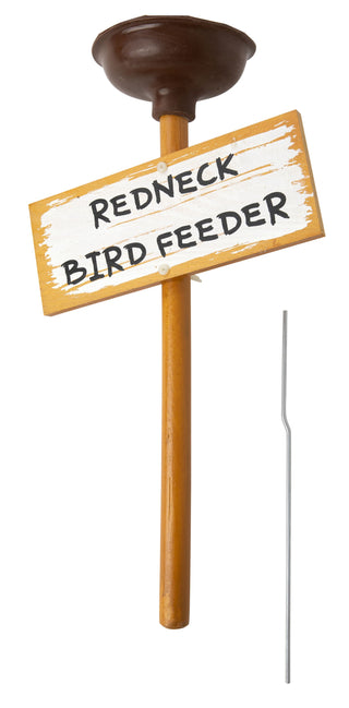 Redneck Bird Feeder / Bird Bath. Made from a Toliet Plunger!!!